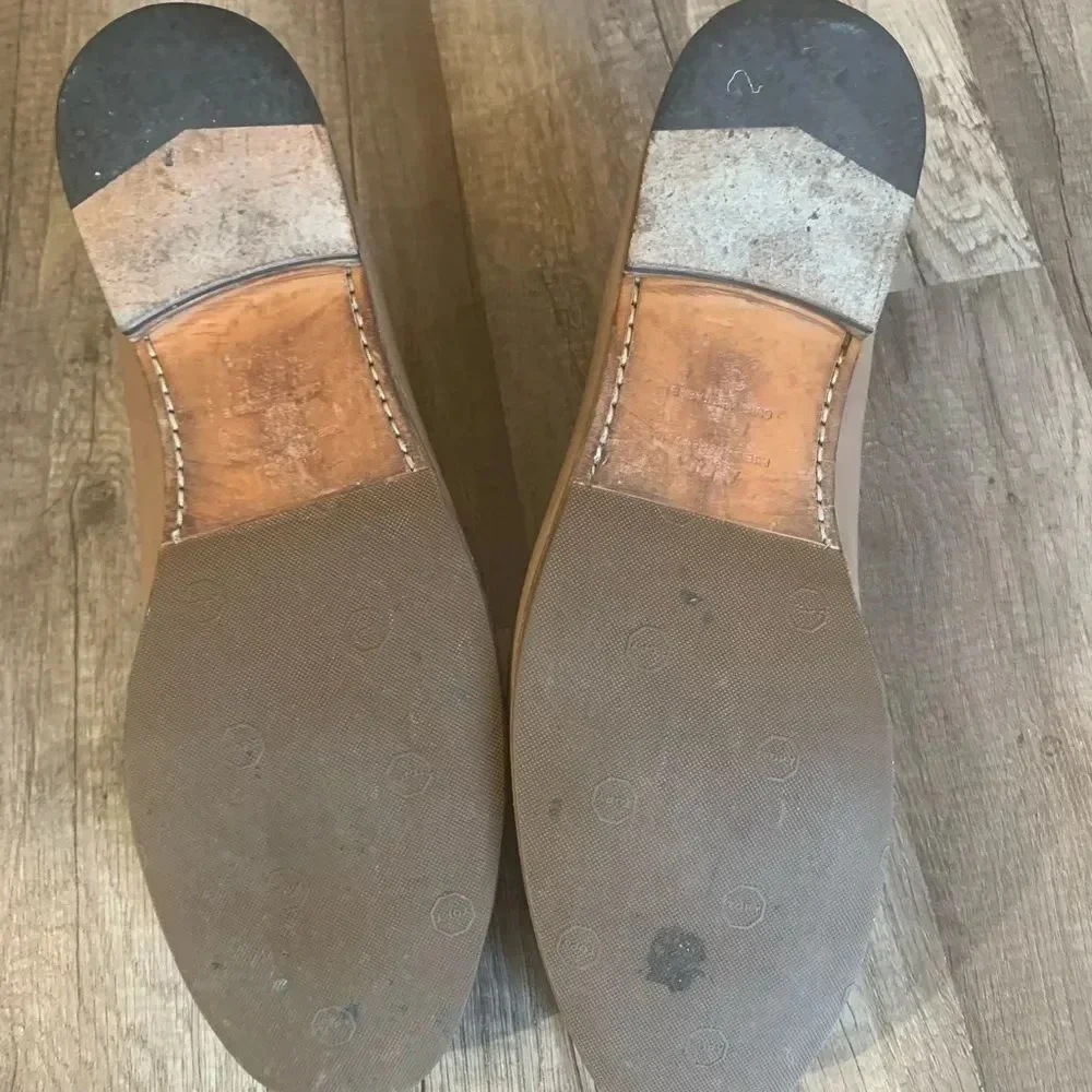 A.P.C apc shoes size 45/ 12 brown tan derby